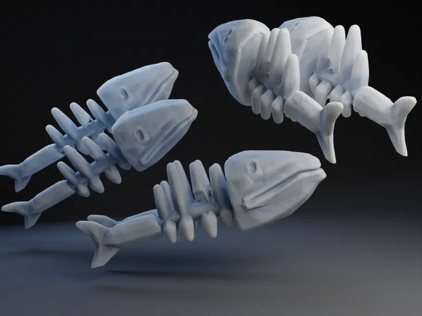 Hai con cá chết - người tổ chức dây. - Image 1