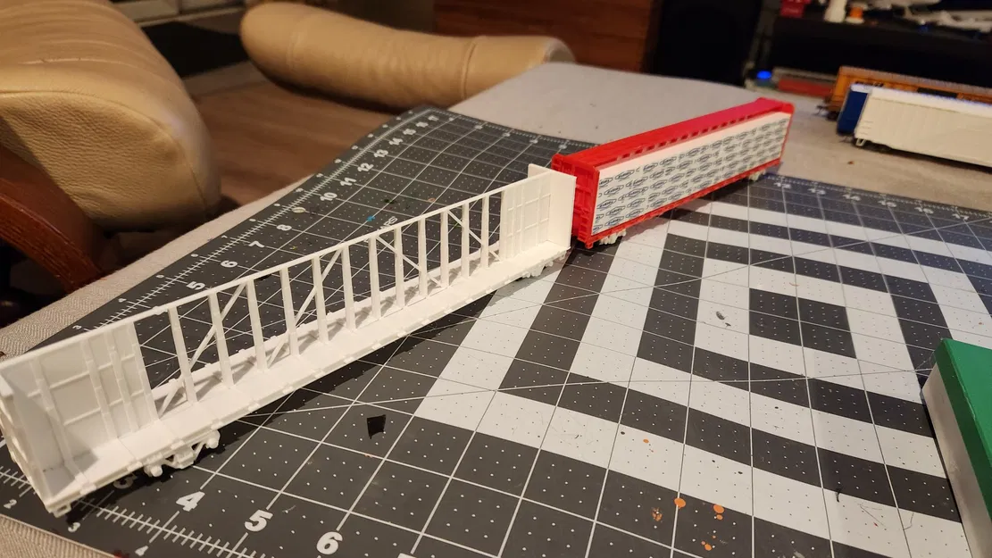 72 'Centerbeam Flatcar - Image 3