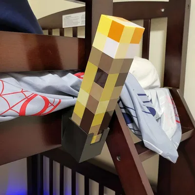 Minecraft Torch Wall Mount