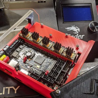 Ender 3 Tất cả trong một trường hợp điện tử, bên phải