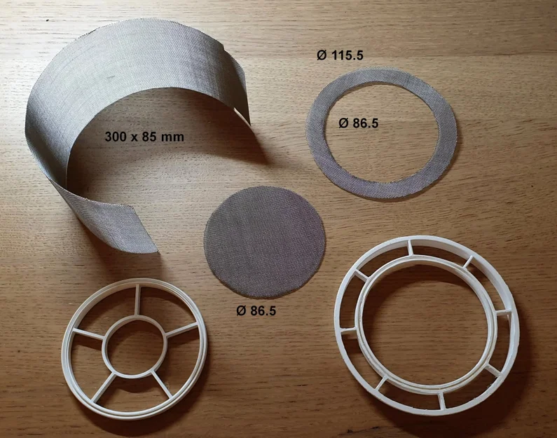Bộ lọc lưới cho ống chiết Ø 127 mm (5 ") - Image 5