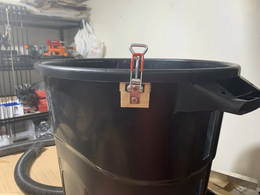 DIY CNC Tiết kiệm tiền Trick để thu thập bụi: Sử dụng thùng rác bình thường/túi cho HF Collector! - Image 8