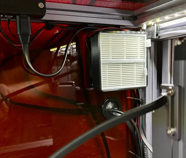 Snapmaker 2.0 Bộ lọc HEPA 80x80 mm Lüfer Nhà ở - Image 1