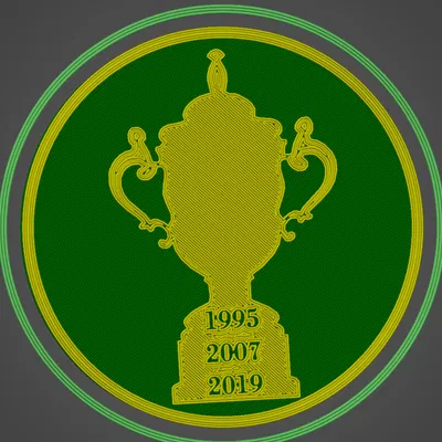 Springboks Rugby World Cup Coaster