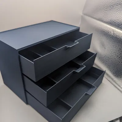 Hộp lưu trữ với ngăn kéo - mô -đun