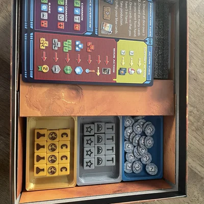 Terraforming Mars: Container lưu trữ trò chơi Dice