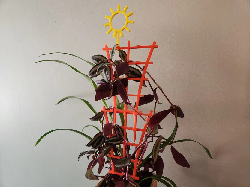 Xếp chồng Trellis với trang trí mặt trời - Image 1