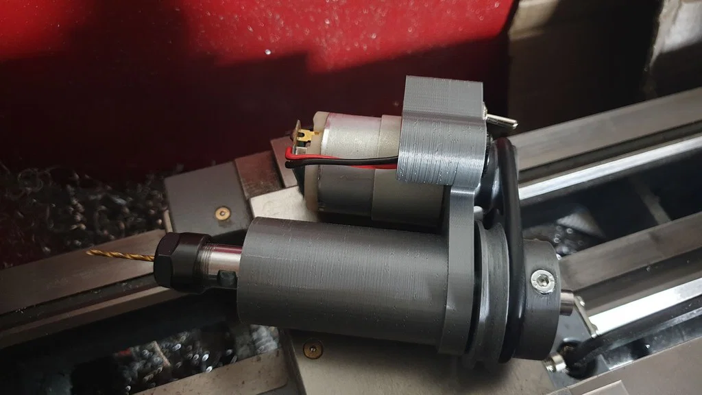 Cải thiện máy tiện nhỏ: Máy khoan công cụ với giá đỡ QCTP - Image 3