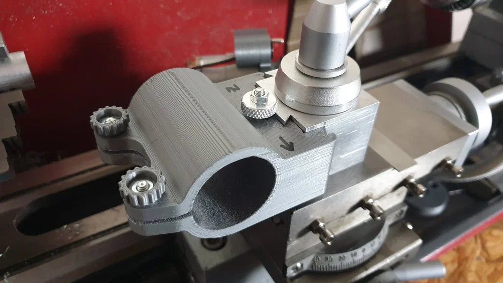 Cải thiện máy tiện nhỏ: Máy khoan công cụ với giá đỡ QCTP - Image 5