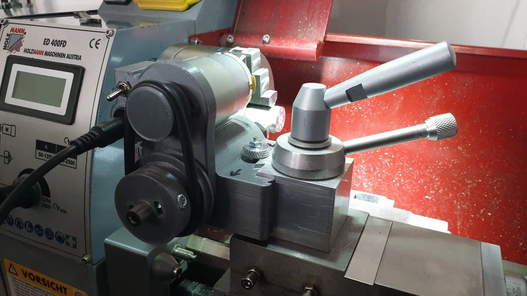 Cải thiện máy tiện nhỏ: Máy khoan công cụ với giá đỡ QCTP - Image 8