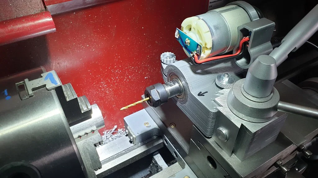 Cải thiện máy tiện nhỏ: Máy khoan công cụ với giá đỡ QCTP - Image 9