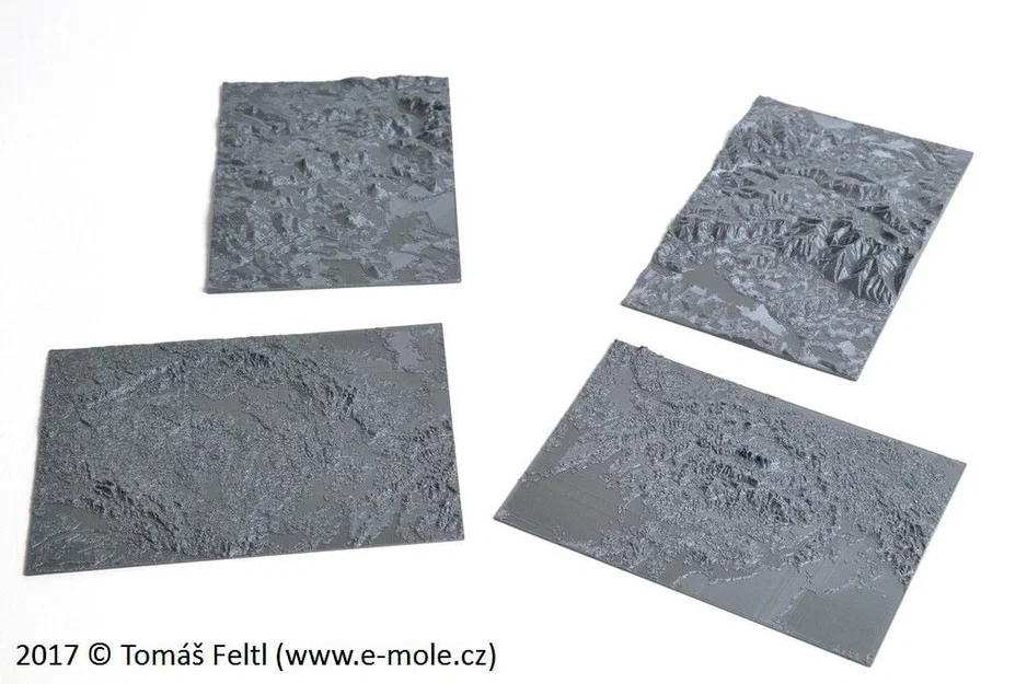Địa hình 3D: Cộng hòa Séc và Cộng hòa Slovak - Image 1
