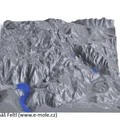 Địa hình 3D: Alps - Gần Dachstein - Thumbnail 2