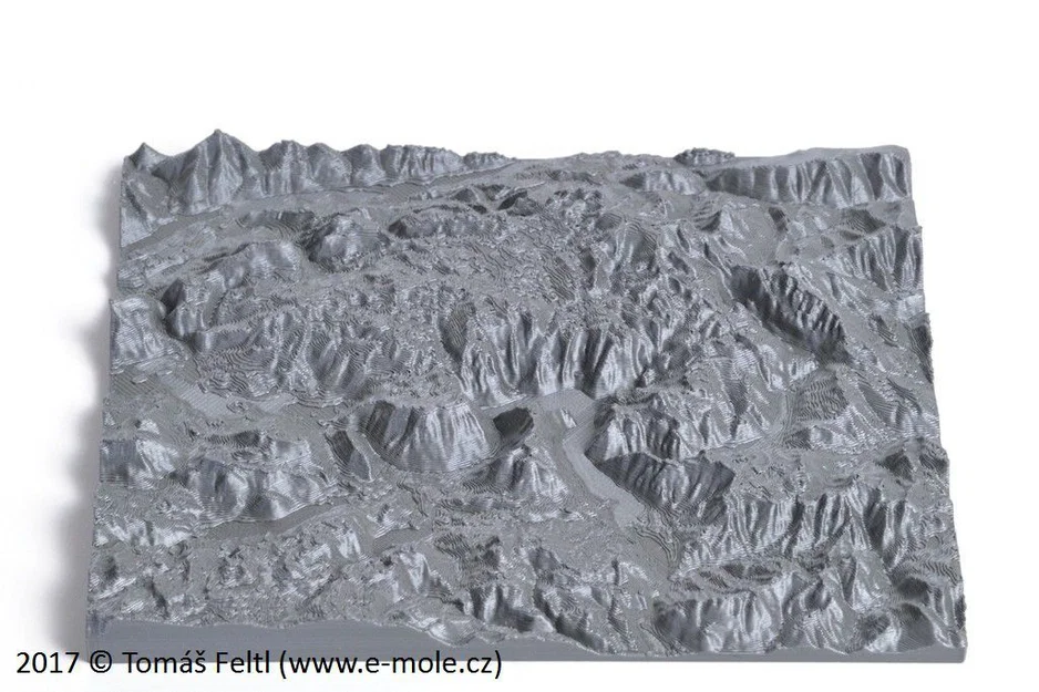 Địa hình 3D: Alps - Gần Dachstein - Image 3