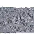 Địa hình 3D: Alps - Gần Dachstein - Thumbnail 3