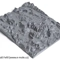 Địa hình 3D: Alps - Gần Dachstein - Thumbnail 4