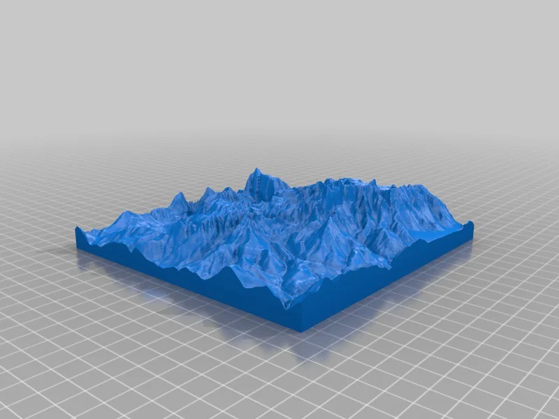 Địa hình 3D: Alps - Gần Dachstein - Image 5