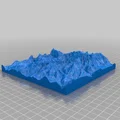 Địa hình 3D: Alps - Gần Dachstein - Thumbnail 5