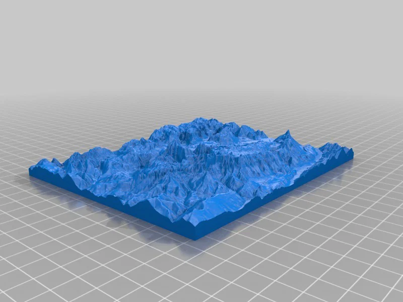 Địa hình 3D: Alps - Gần Dachstein - Image 6