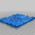 Địa hình 3D: Alps - Gần Dachstein - Thumbnail 6