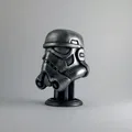 Mũ bảo hiểm Stormtrooper trên Piedestal (STL) - Thumbnail 3