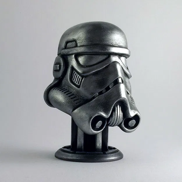 Mũ bảo hiểm Stormtrooper trên Piedestal (STL) - Image 7