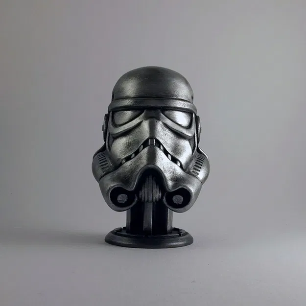 Mũ bảo hiểm Stormtrooper trên Piedestal (STL) - Image 8