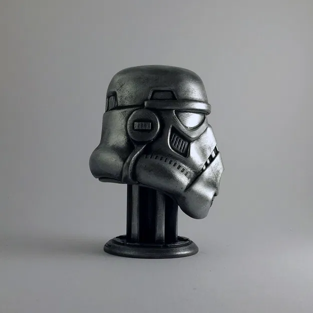 Mũ bảo hiểm Stormtrooper trên Piedestal (STL) - Image 10