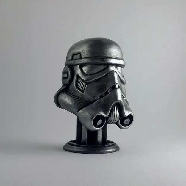 Mũ bảo hiểm Stormtrooper trên Piedestal (STL) - Image 11