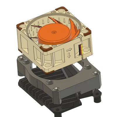 CB1 Heatkink 4020 Fan Mount