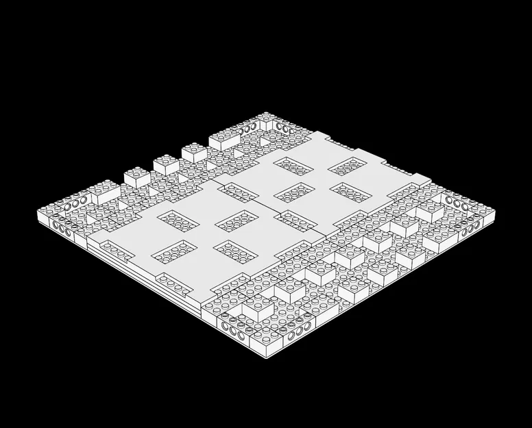 Lego tương thích trước Base Tấm Mils (Đường thẳng) - Image 1