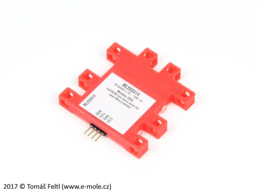 Hộp nốt ruồi: Nhiệt kế hồng ngoại MLX90614 - Image 1