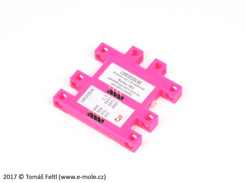 Hộp nốt ruồi: gia tốc kế 3D và từ kế 3D LSM303DLHC - Image 1