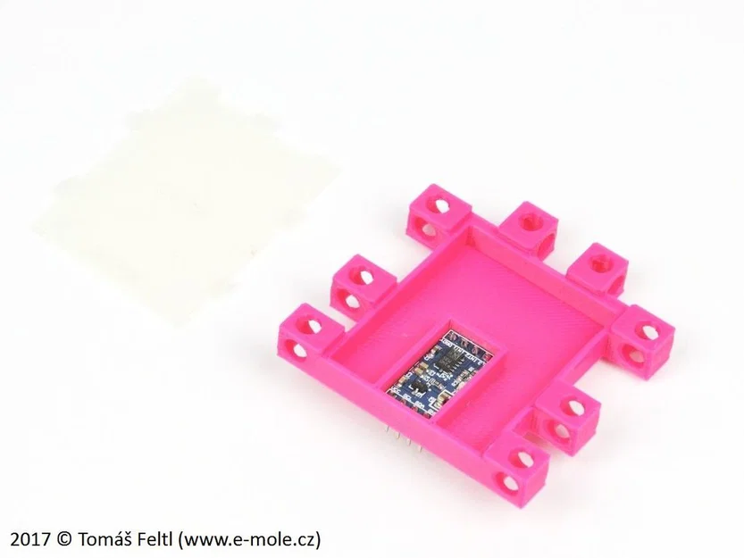 Hộp nốt ruồi: gia tốc kế 3D và từ kế 3D LSM303DLHC - Image 2
