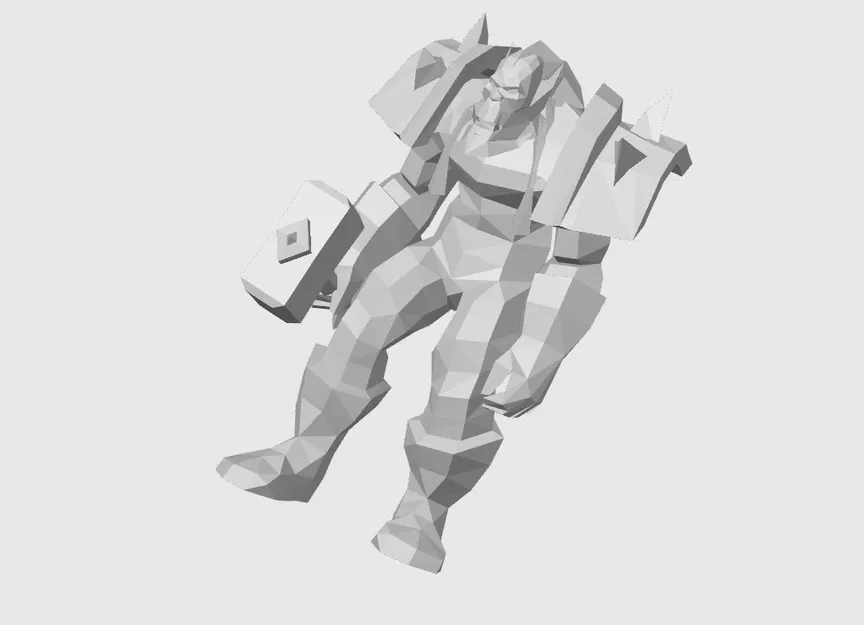 Thrall World of Warcraft Low Poly - Image 1