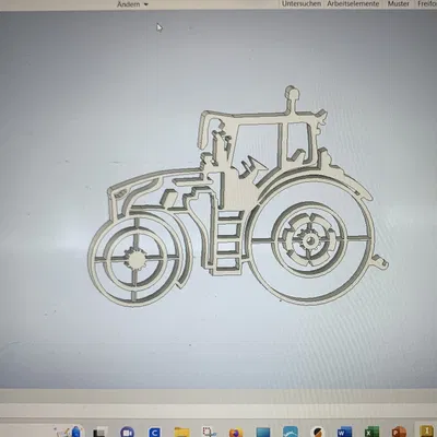 Fendt 728 Gen 7 Silhouette Wall Art