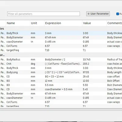Bẫy bẫy dỗ dành cho tham số F360
