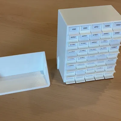 Hộp phân loại điện tử với IKEA Skadis Mount