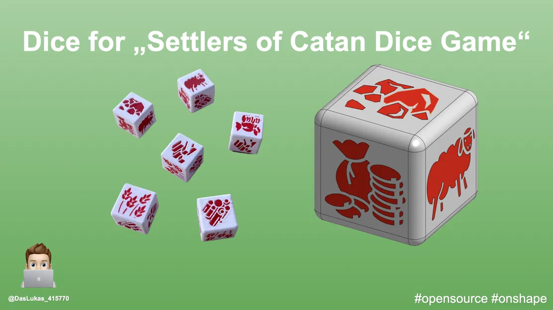 Dice cho "The Settlers of Catan Dice Game" (The Settlers of Catan) - Image 1