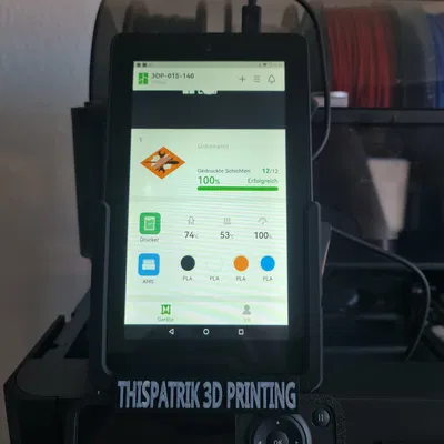 Người giữ máy tính bảng 7 inch Bambu Lab P1P (Fit Fit Amazon Fire 7)