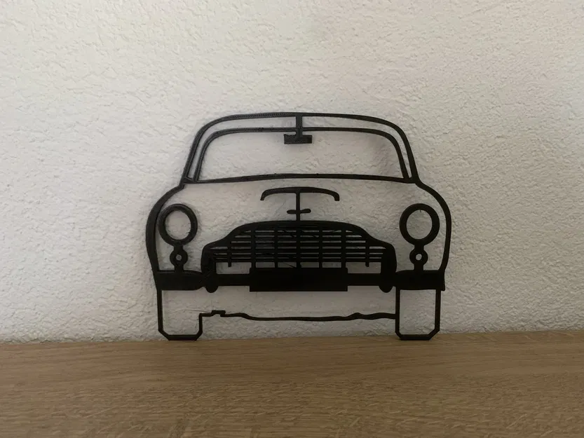 Aston Martin DB5 Silhouette Wall Art James Bond 007 - Image 1