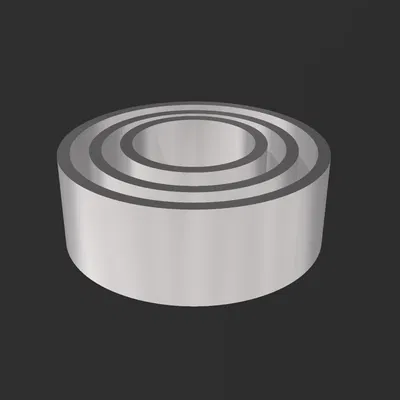 Bộ cắt Cookie Vòng tròn in đa năng đa năng đặt ba kích cỡ 2-4 inch