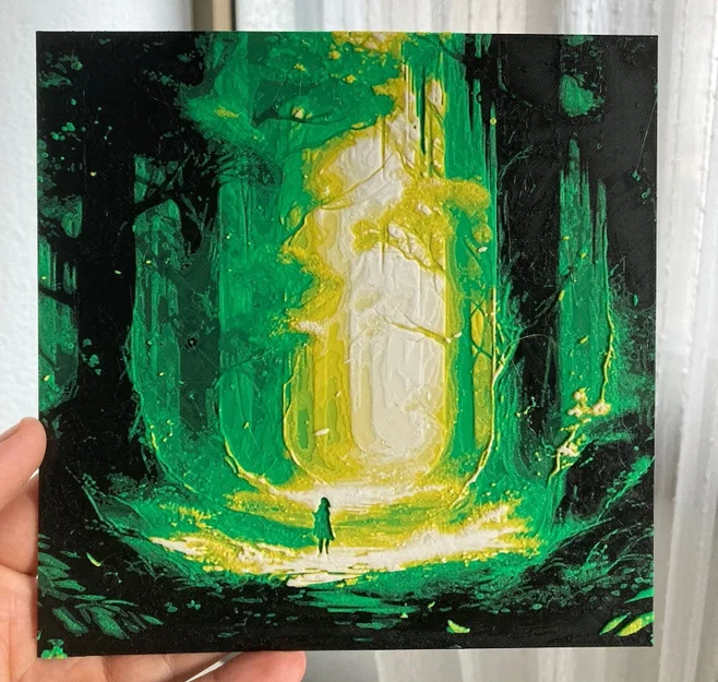 Cô gái hueforge trong rừng - Image 1