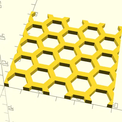 Thư viện Honeycomb Remix cho OpenScad