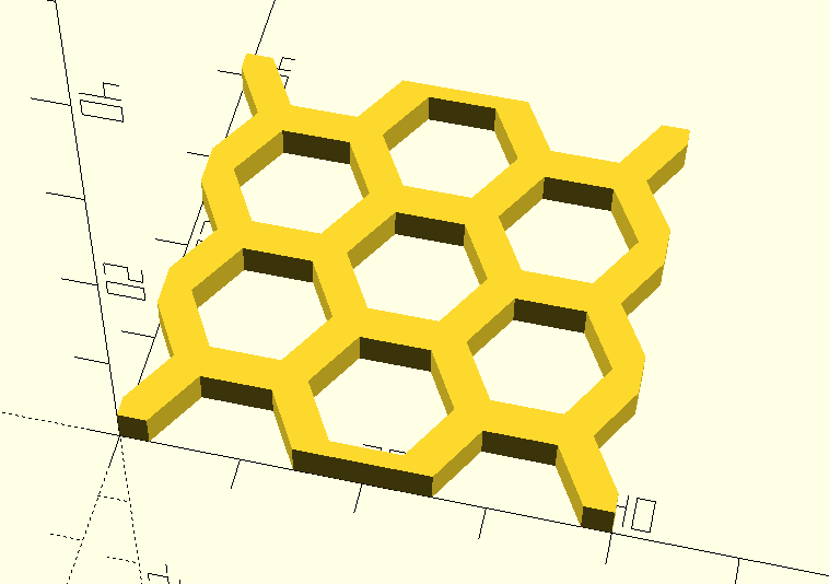 Thư viện Honeycomb Remix cho OpenScad - Image 2