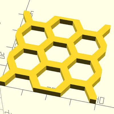 Thư viện Honeycomb Remix cho OpenScad