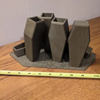 Trang điểm quan tài hoặc khay/tổ chức