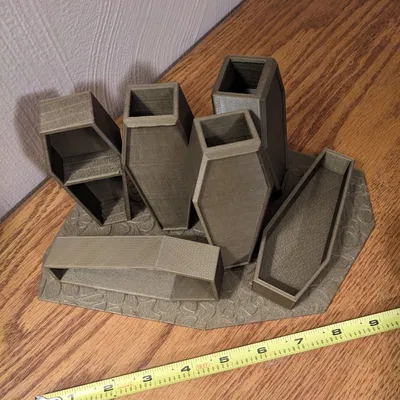 Trang điểm quan tài hoặc khay/tổ chức