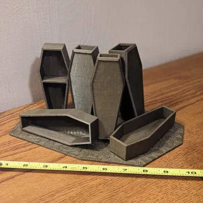 Trang điểm quan tài hoặc khay/tổ chức