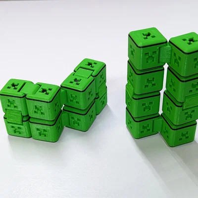 Minecraft Creeper Infinity Cube